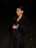 Manteau nounours noir