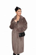 Manteau nounours marron
