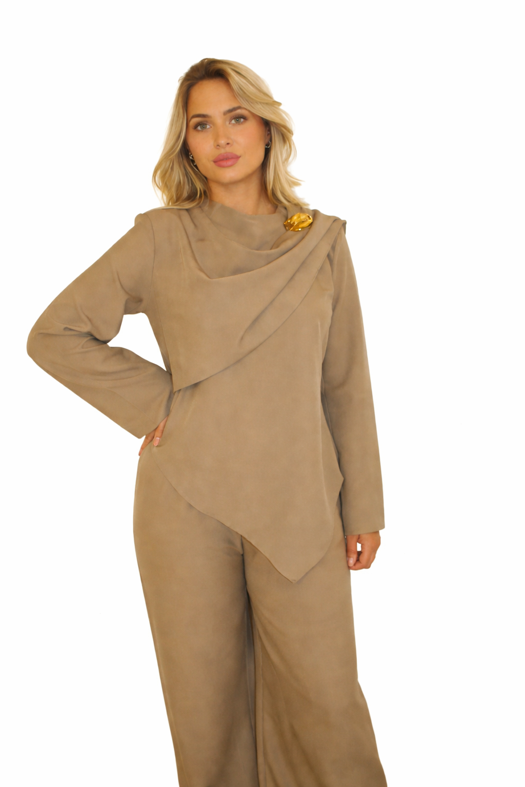 Ensemble Taupe Élégance – Collection Signature